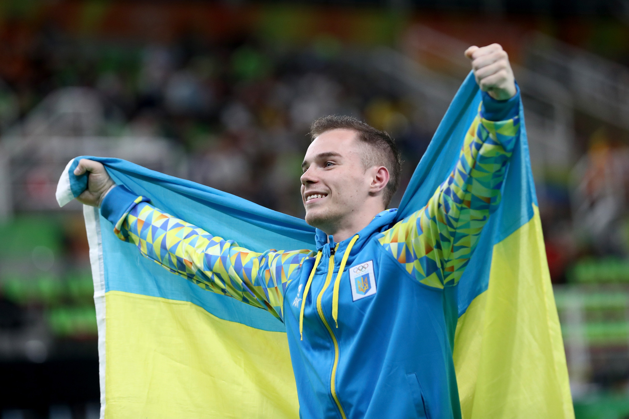 Oleg Verniaiev earned Olympic gold in the parallel bars at Rio 2016 ©Getty Images