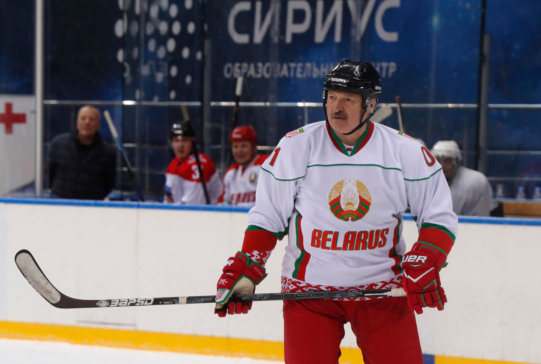 Alexander Lukashenko is an ice hockey enthusiast ©Getty Images