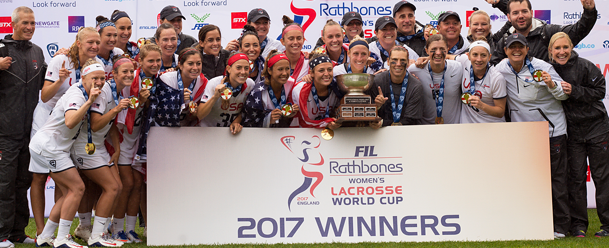 The United States are the reigning women's lacrosse world champions ©World Lacrosse