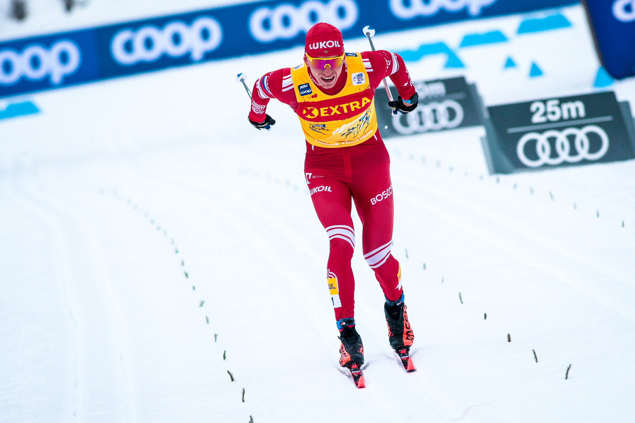 Alexander Bolshunov claimed his fourth successive victory in this season's Tour de Ski ©Getty Images