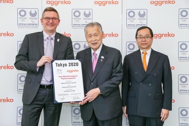 Aggreko has revised its contract with Tokyo 2020 ©Tokyo 2020