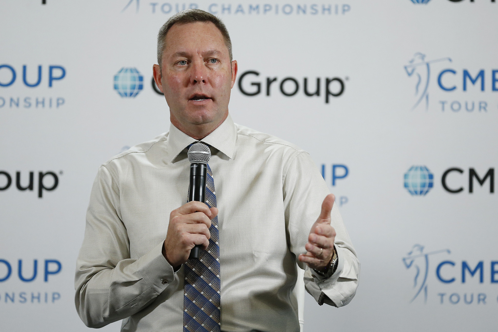LPGA commissioner Mike Whan is to step down this year ©Getty Images