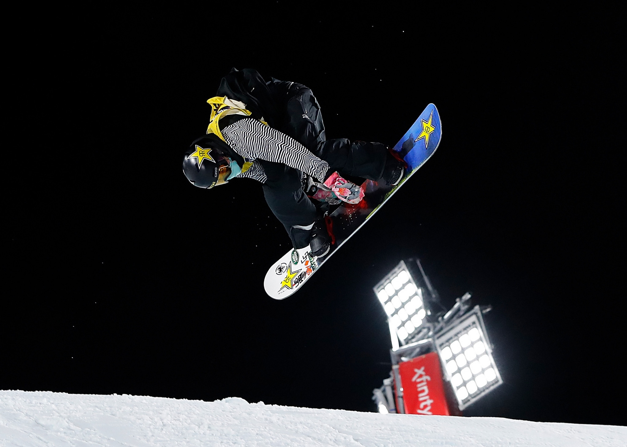Chris Corning of the United States headlines the men's big air event at the FIS Snowboard World Cup event in Kreischberg ©Getty Images