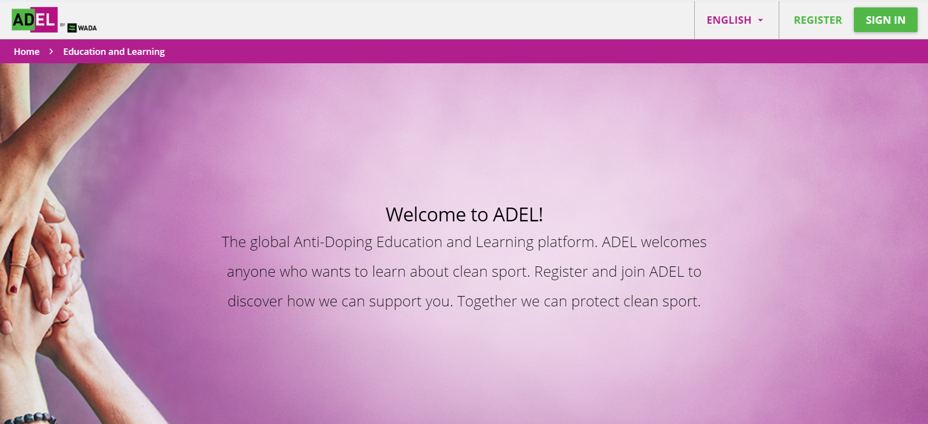 The organisation said the ADEL is an improved version of the current Anti-Doping e-Learning platform, which was launched in January 2018 ©WADA