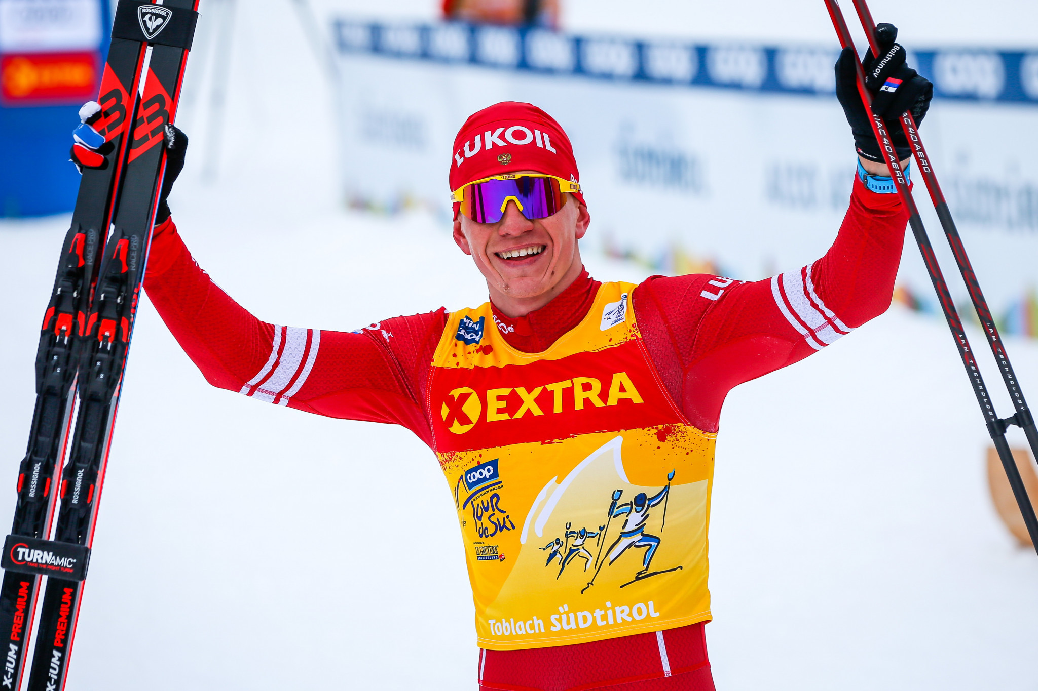 Alexander Bolshunov has won the past four races to give him a healthy lead in the Tour de Ski ©Getty Images