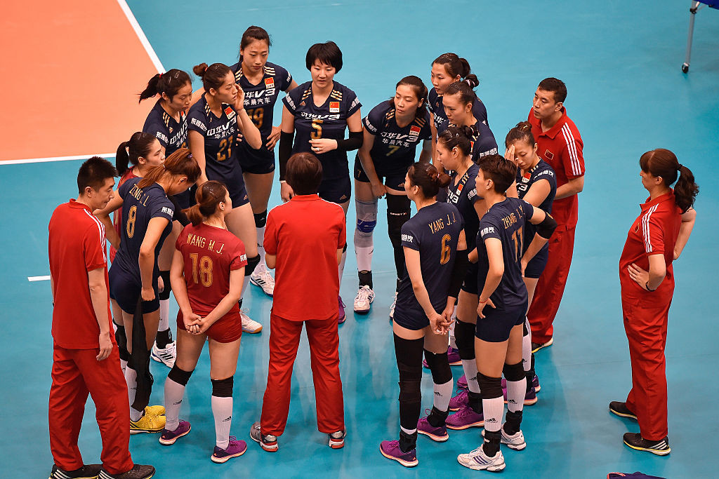 China's women's volleyball team has begun a pre-Olympic training camp ©Getty Images
