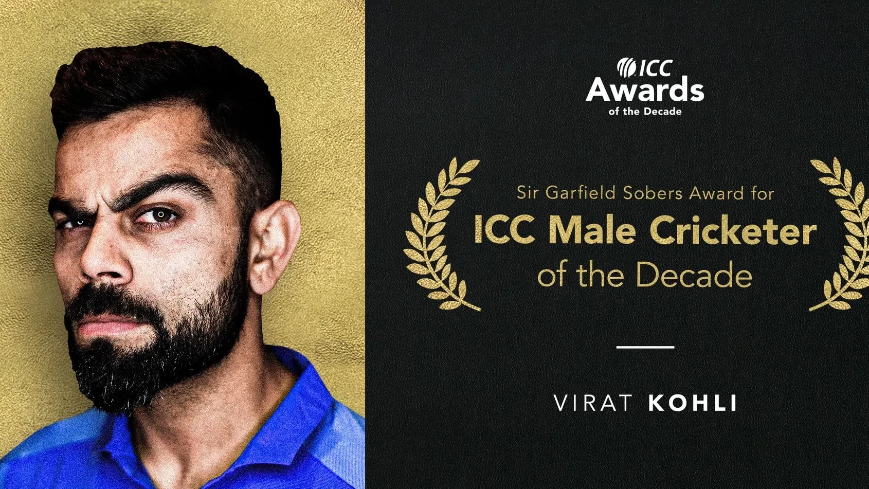 Kohli and Perry crowned cricketers of the decade by ICC