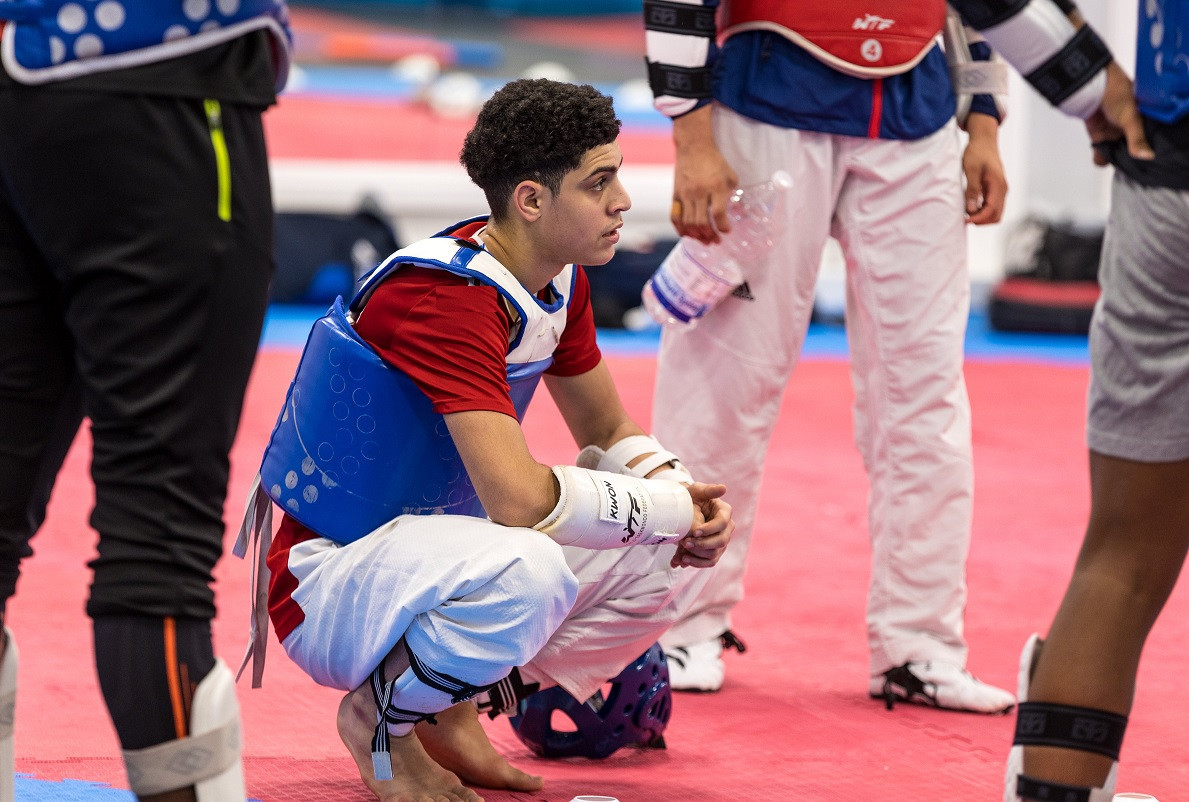 Mohammed Nour won senior gold at the Polish Open in 2019, at the age of 17 ©GB Taekwondo