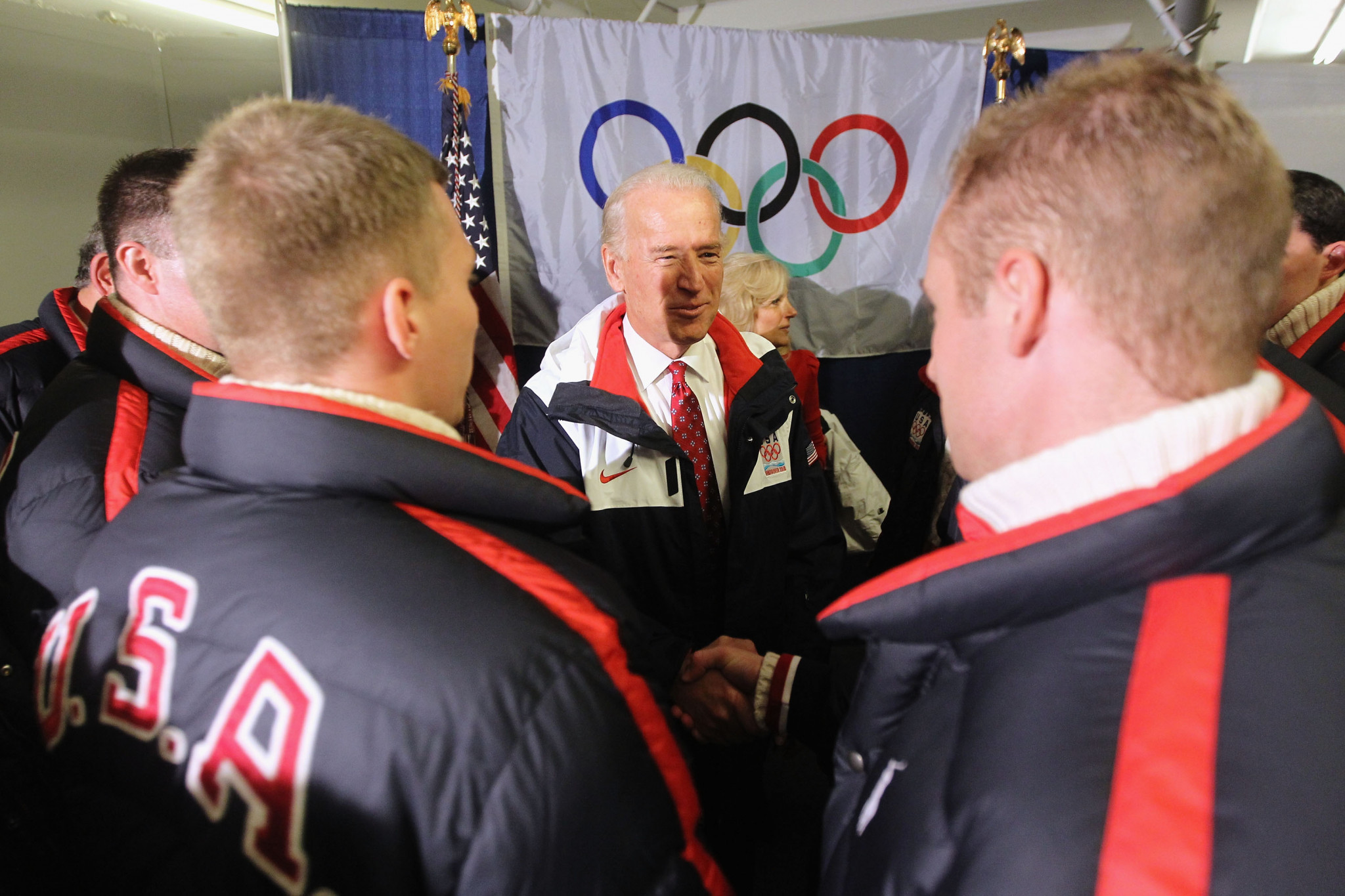 Joe Biden attended part of the Vancouver 2010 Winter Olympics ©Getty Images