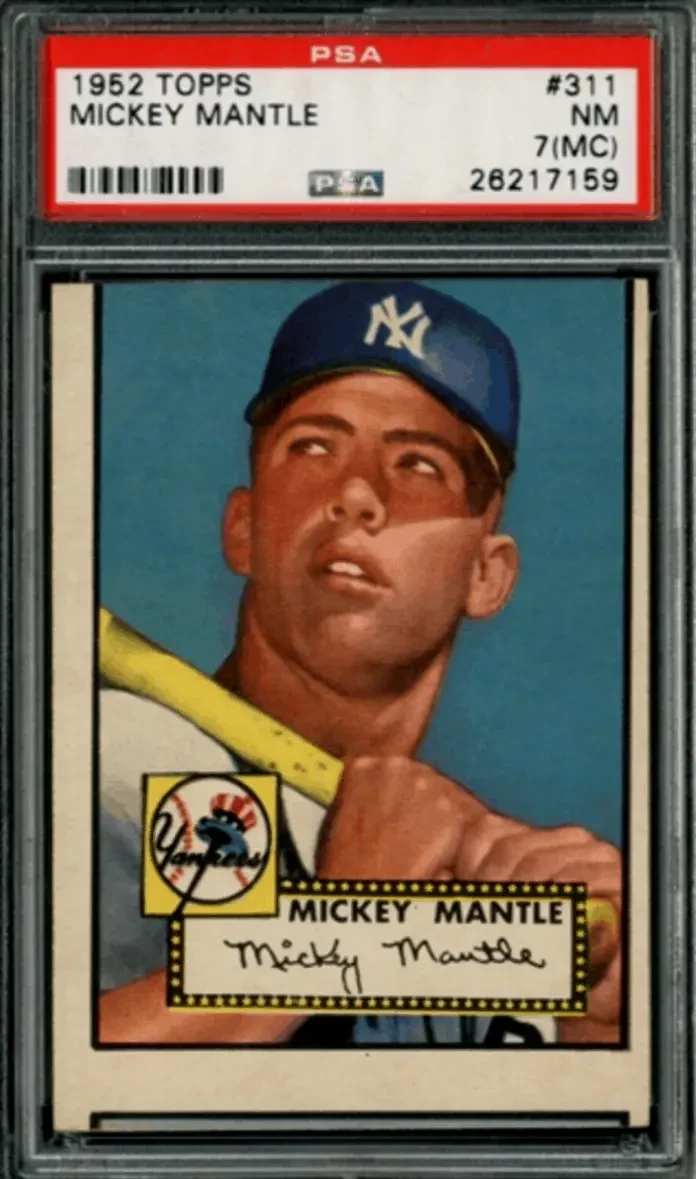 Mickey Mantle baseball card sells for record $5.2 million 