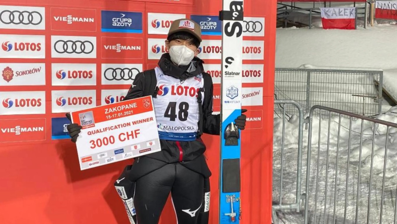 Sato tops qualifying at latest FIS Ski Jumping World Cup