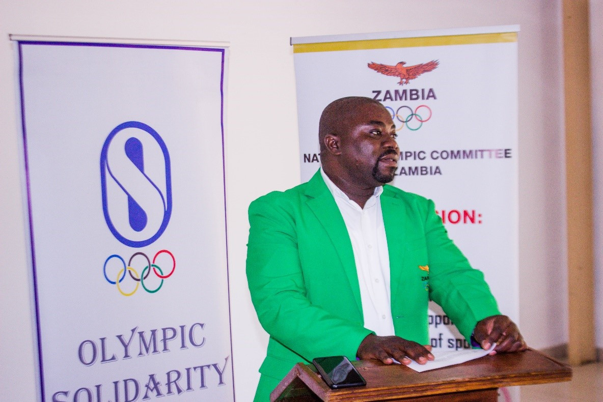 Alfred Foloko has urged Zambian athletes and federations not train in groups for at least two weeks ©NOCZ