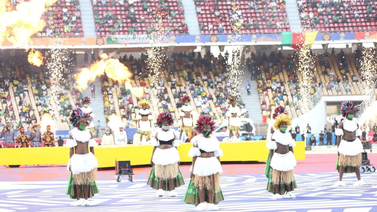 A dancing display was among the highlights of the African Nations Championship Opening Ceremony in Yaounde ©CAF