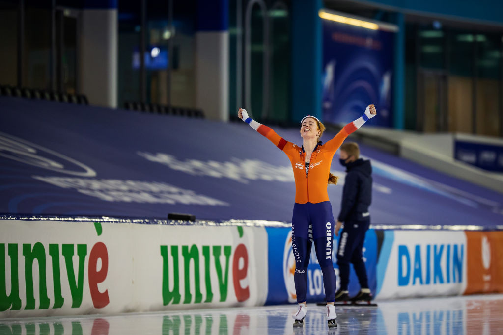 De Jong and Roest claim all-round titles on home ice at European Speed Skating Championships