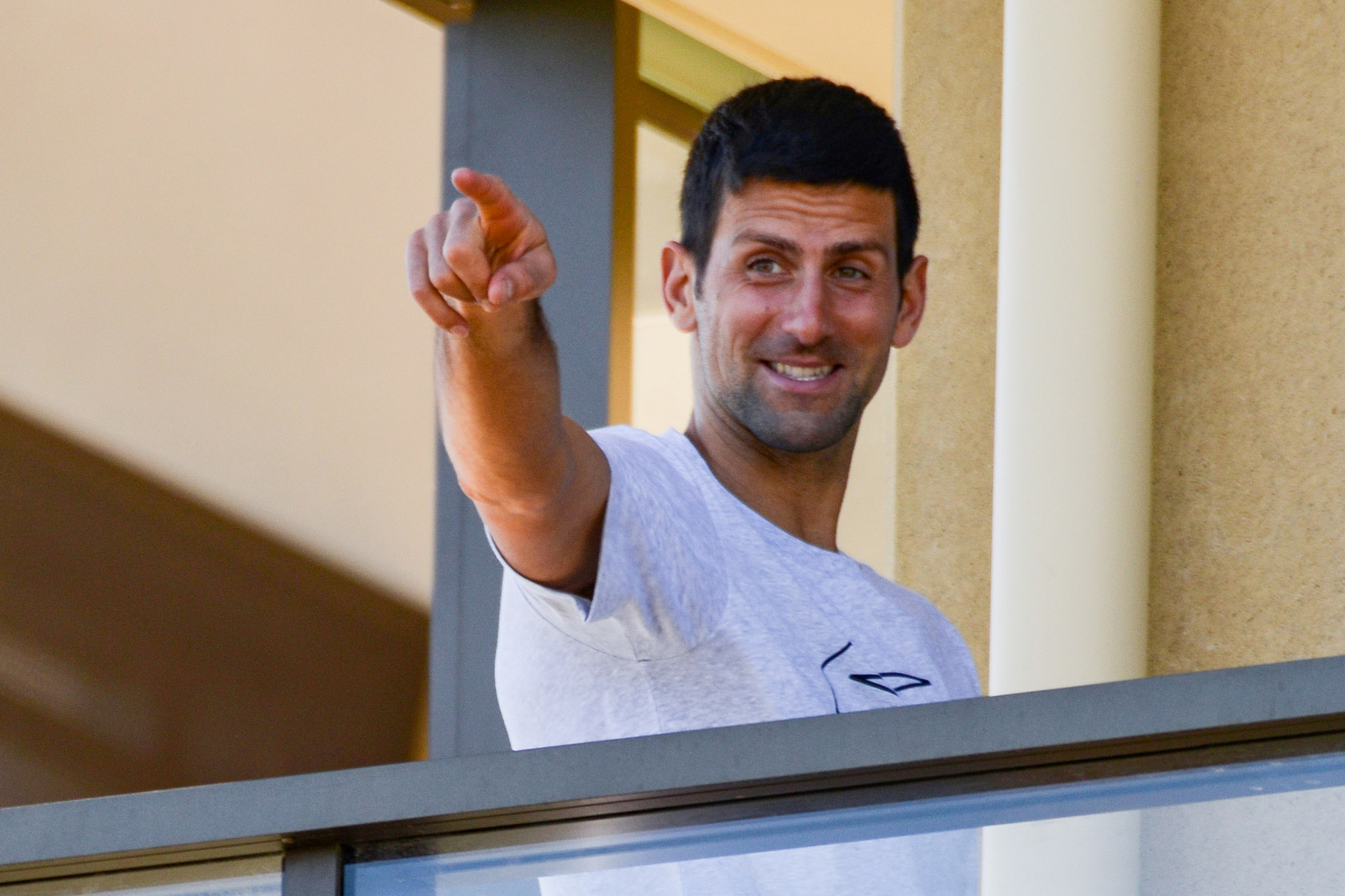 Novak Djokovic reportedly issued a list of demands to tournament director Craig Tiley in a bid to improve quarantine conditions for players ©Getty Images