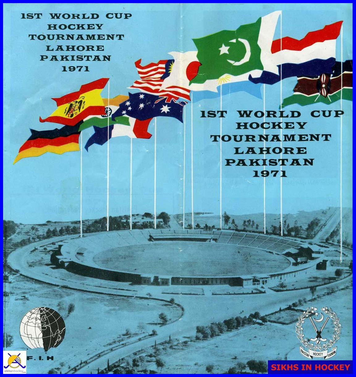 A brochure for the abortive tournament Sikhs in ©Hockey/Dil Bahra