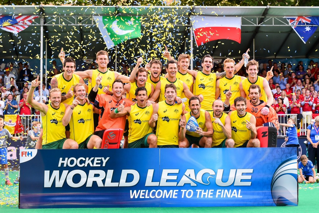 Australia's men's team won the World Hockey League in 2015