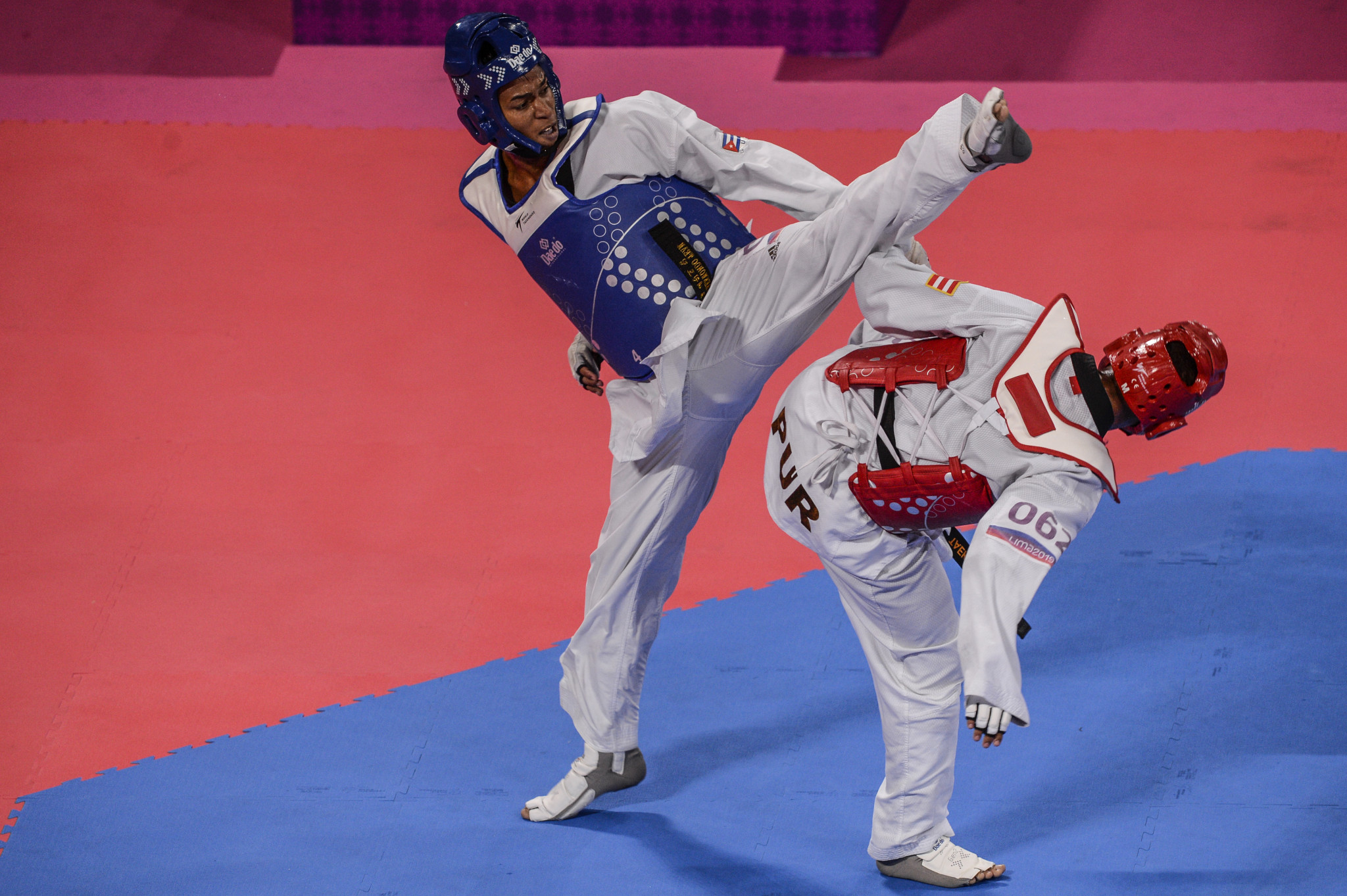 Peru won three taekwondo medals and two Para-taekwondo medals at Lima 2019 ©Getty Images