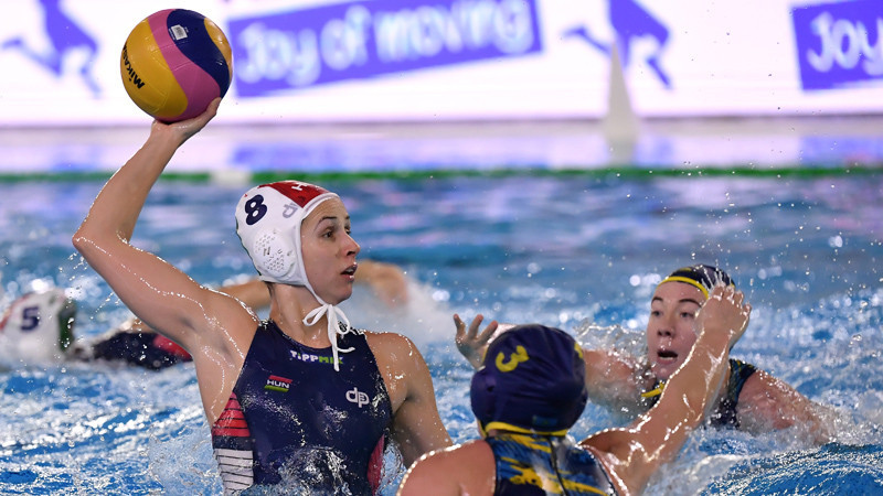 Hungary comfortably beat Kazakhstan for their second victory of the tournament ©FINA 