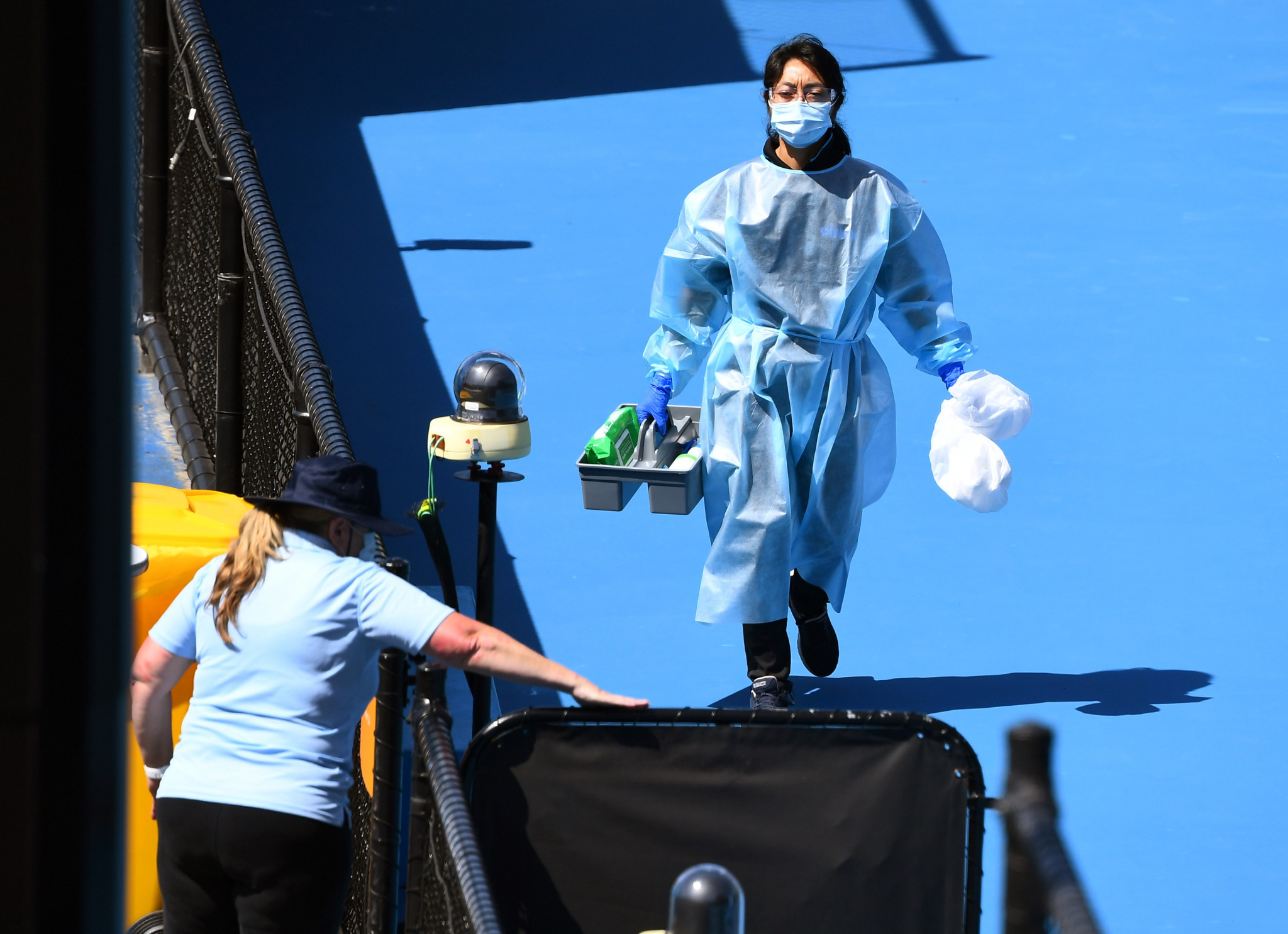 Strict anti-virus measures are in place in Melbourne, ahead of the Australian Open ©Getty Images