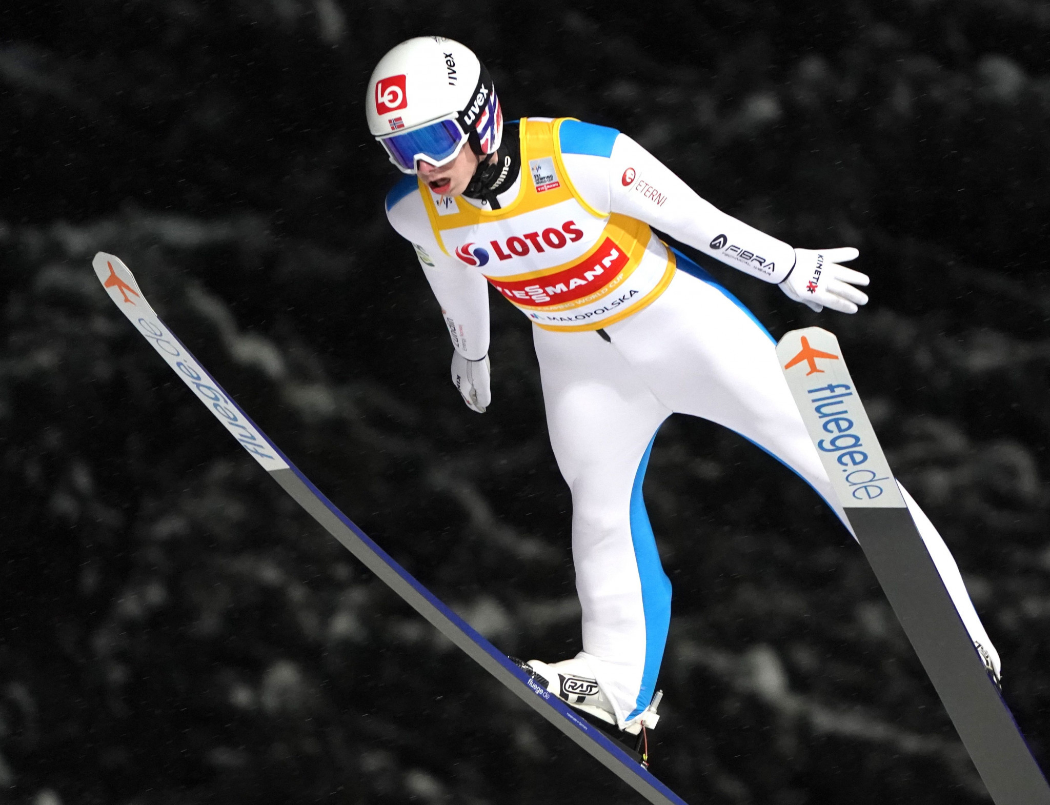 Halvor Egner Granerud will aim to extend his FIS Ski Jumping World Cup lead in Lahti ©Getty Images