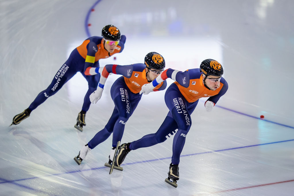Canada and The Netherlands win team pursuit golds at ISU Speed Skating World Cup