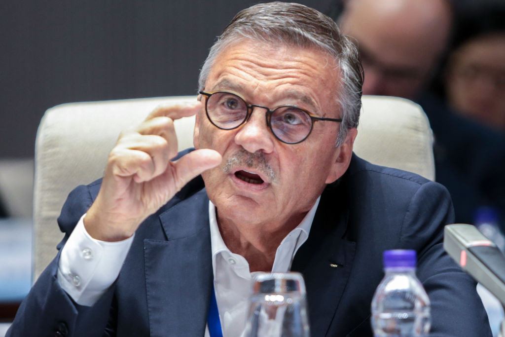 IIHF President René Fasel said the Council would choose either Denmark, Slovakia or Latvia to stage matches that had been due to take place in Minsk ©Getty Images
