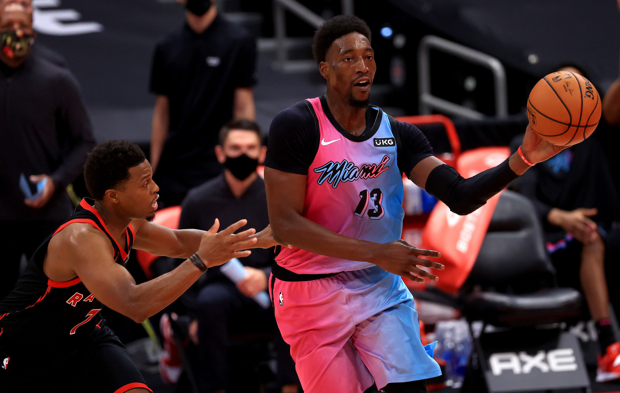 Bam Adebayo of Miami Heat is thought to be among the players sent an invite for Tokyo 2020 by USA Basketball ©Getty Images