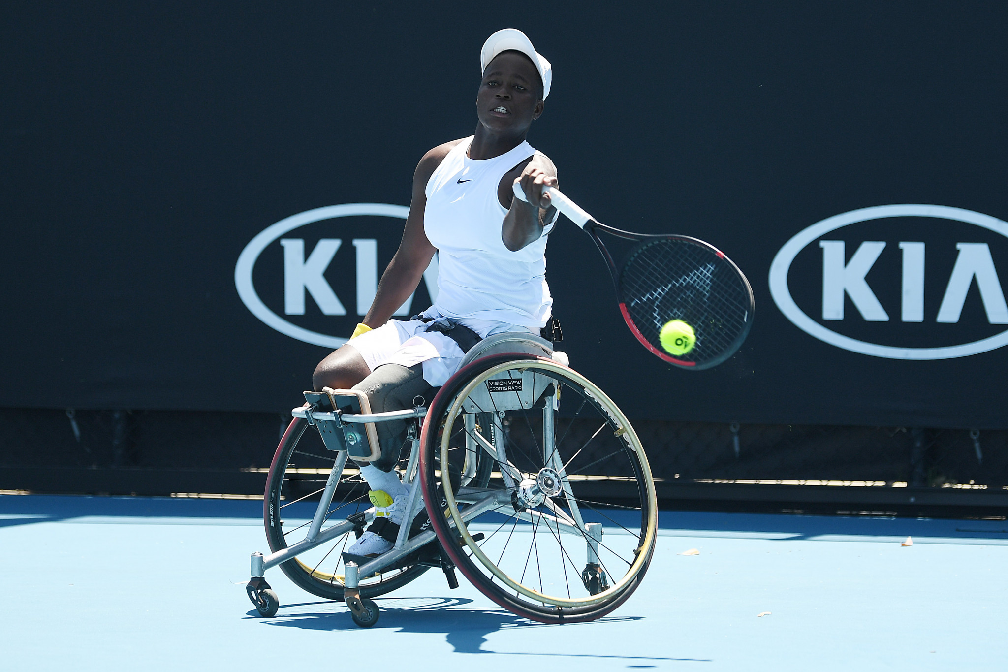 Kgothatso Montjane exited last year's Australian Open at the semi-final stage ©Getty Images