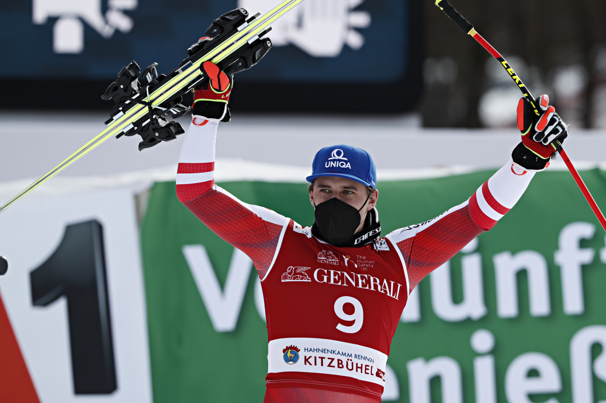 Austria's Matthias Mayer achieved three podium finishes in Kitzbühel ©Getty Images
