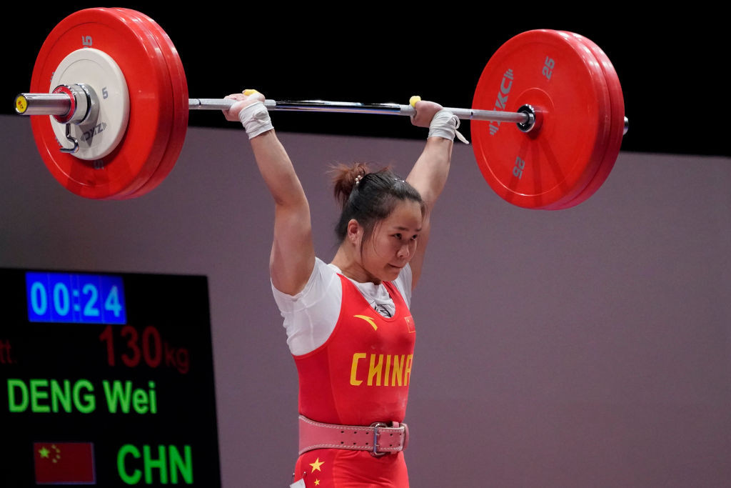 China has a strong record in Olympic weightlifting, with Deng Wei among the star names ©Getty Images