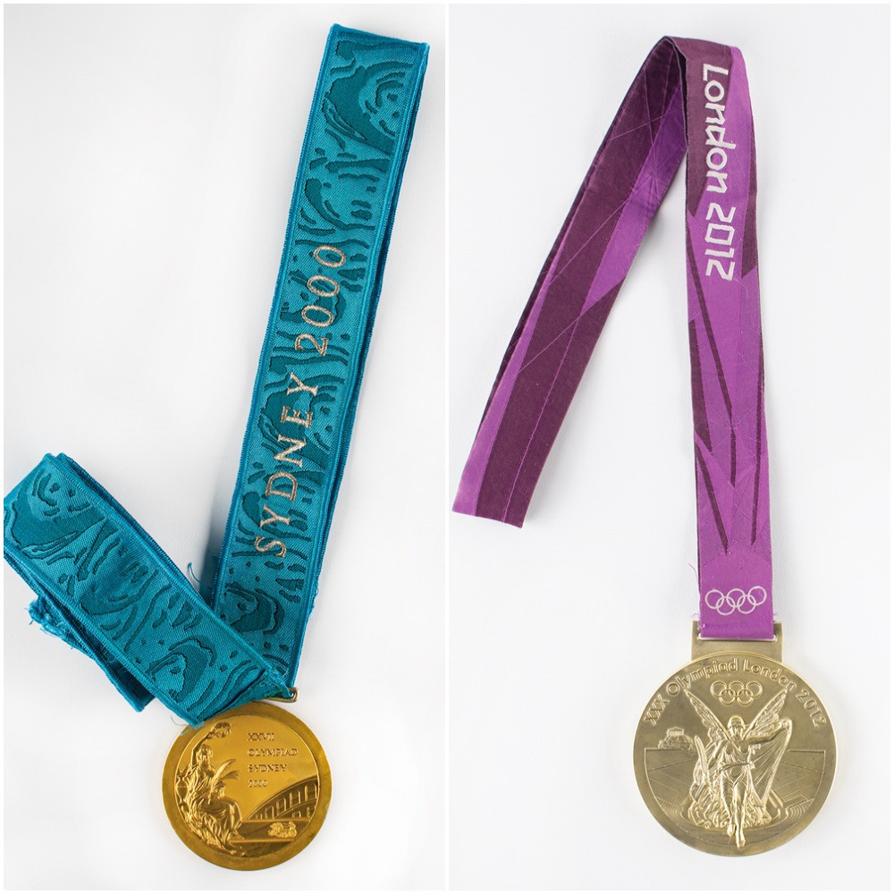 Olympic gold medals won by Cuba's Iván Pedroso and Leuris Pupo have been sold for over $70,000 each at auction ©RR Auction