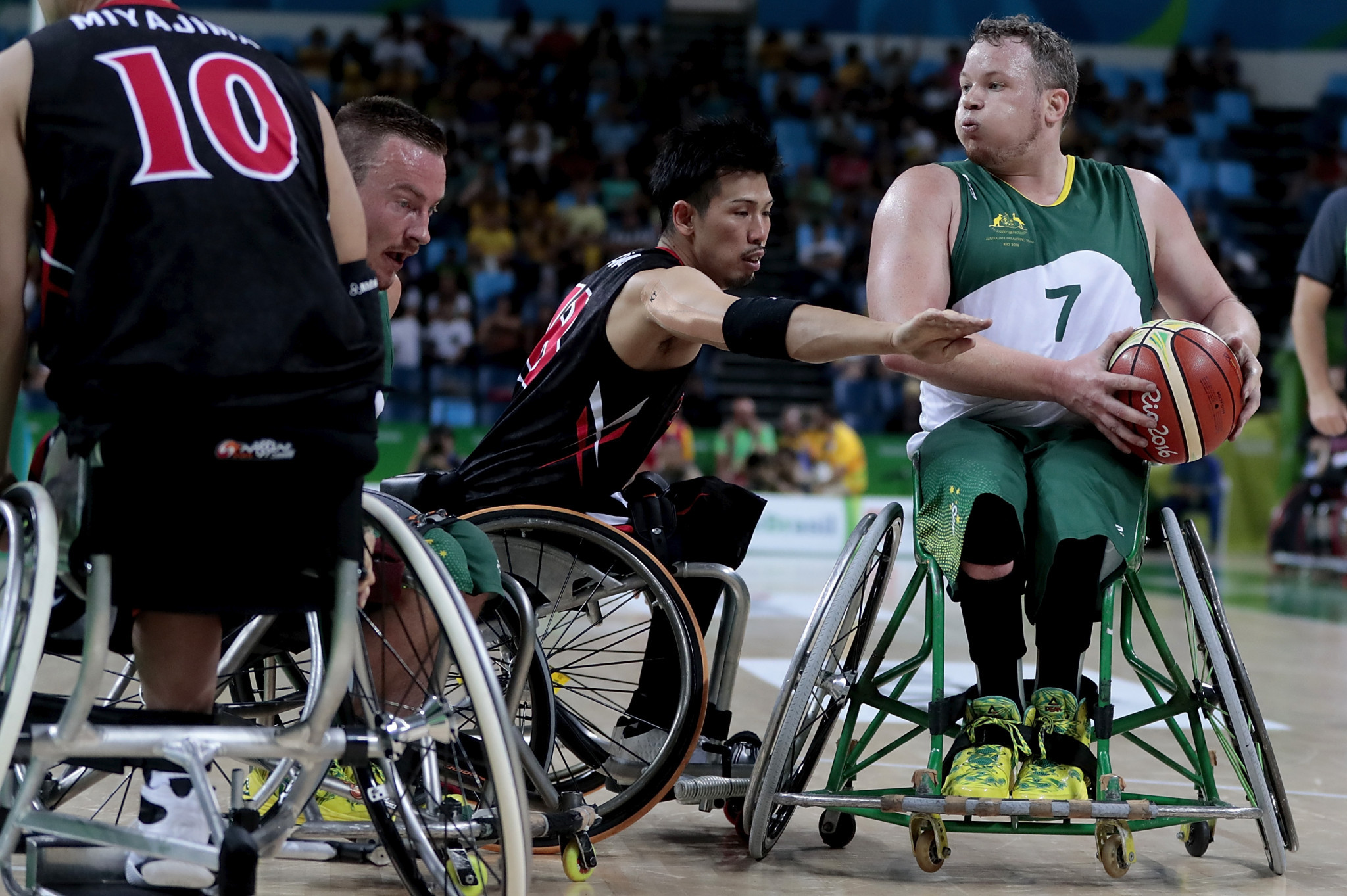 The Australian wheelchair basketball team made the quarter-finals at the Rio 2016 Paralympics ©Getty Images