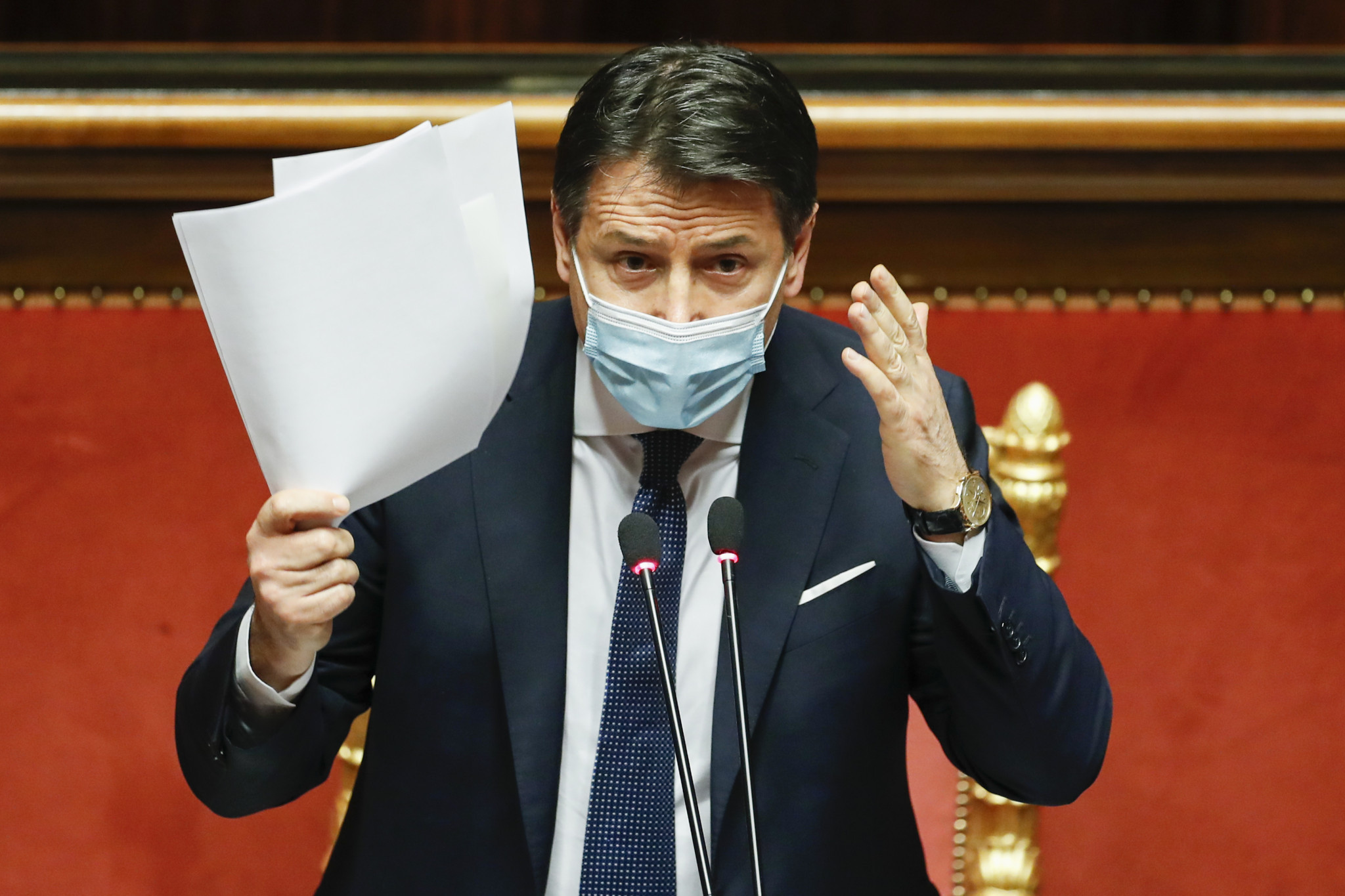 Giuseppe Conte has resigned as the Italian Prime Minister due to his handling of COVID-19 ©Getty Images