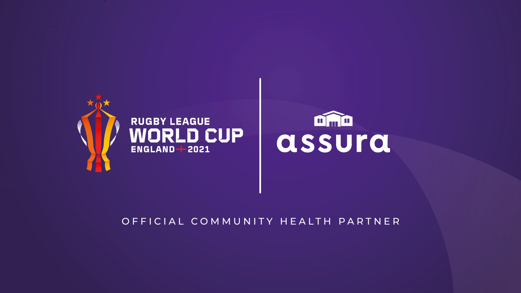 Assura has been named as the community health partner for the 2021 Rugby League World Cup in England ©RLWC2021