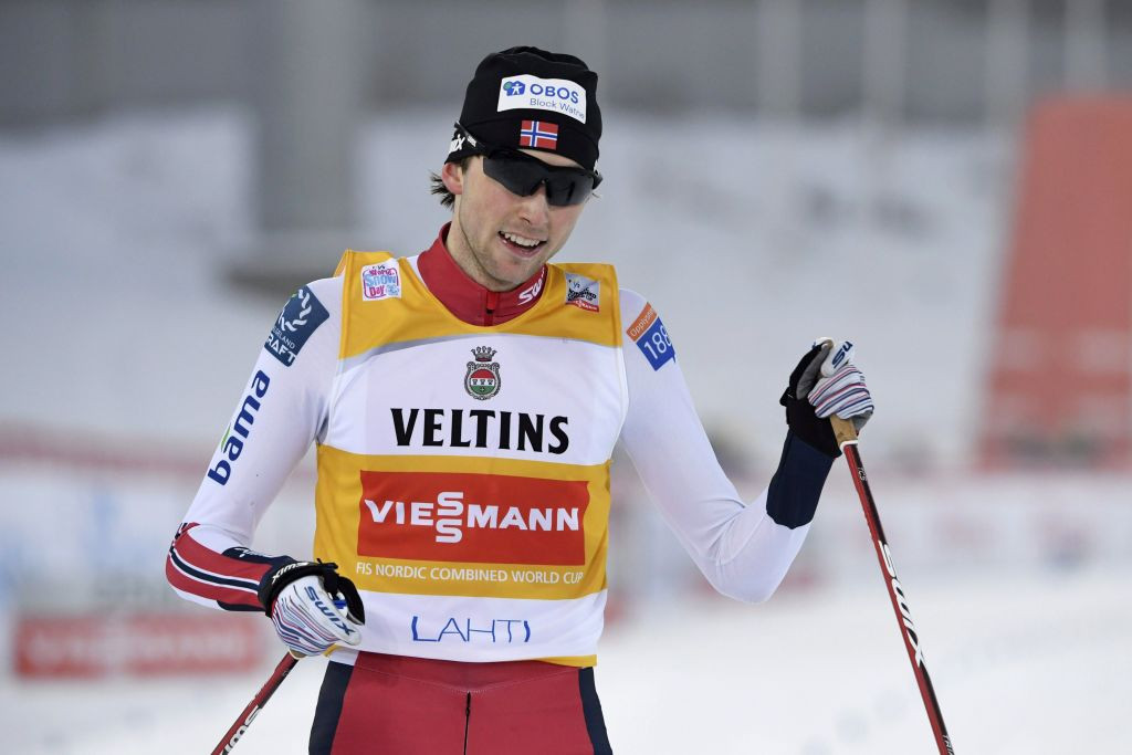 Jarl Magnus Riiber will be out to extend his overall Nordic Combined World Cup lead ©Getty Images