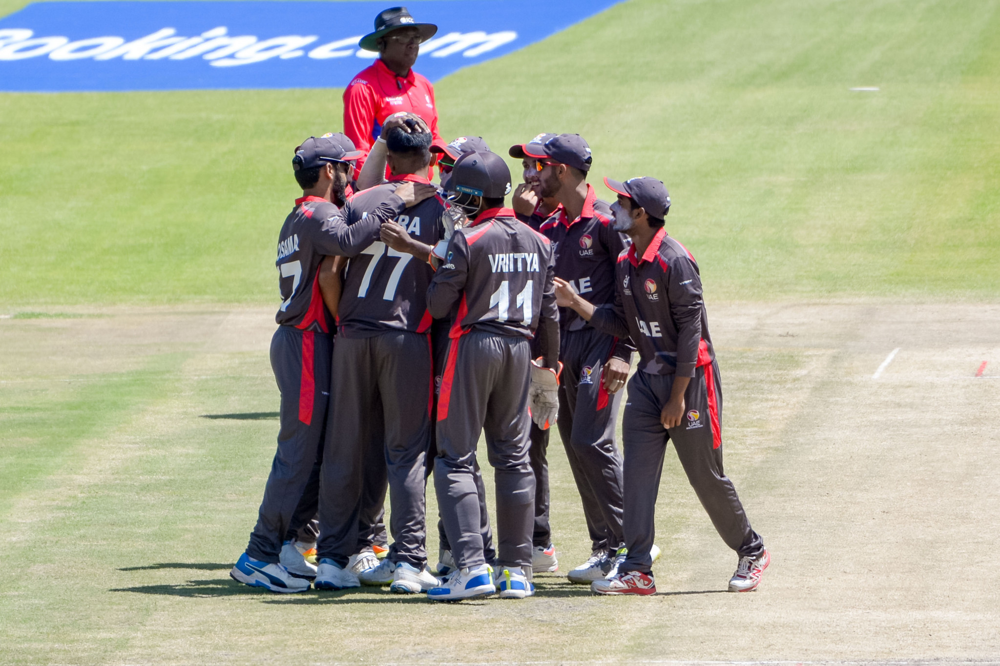 UAE beat Ireland by seven wickets after qualifying for the ICC T20 World Cup