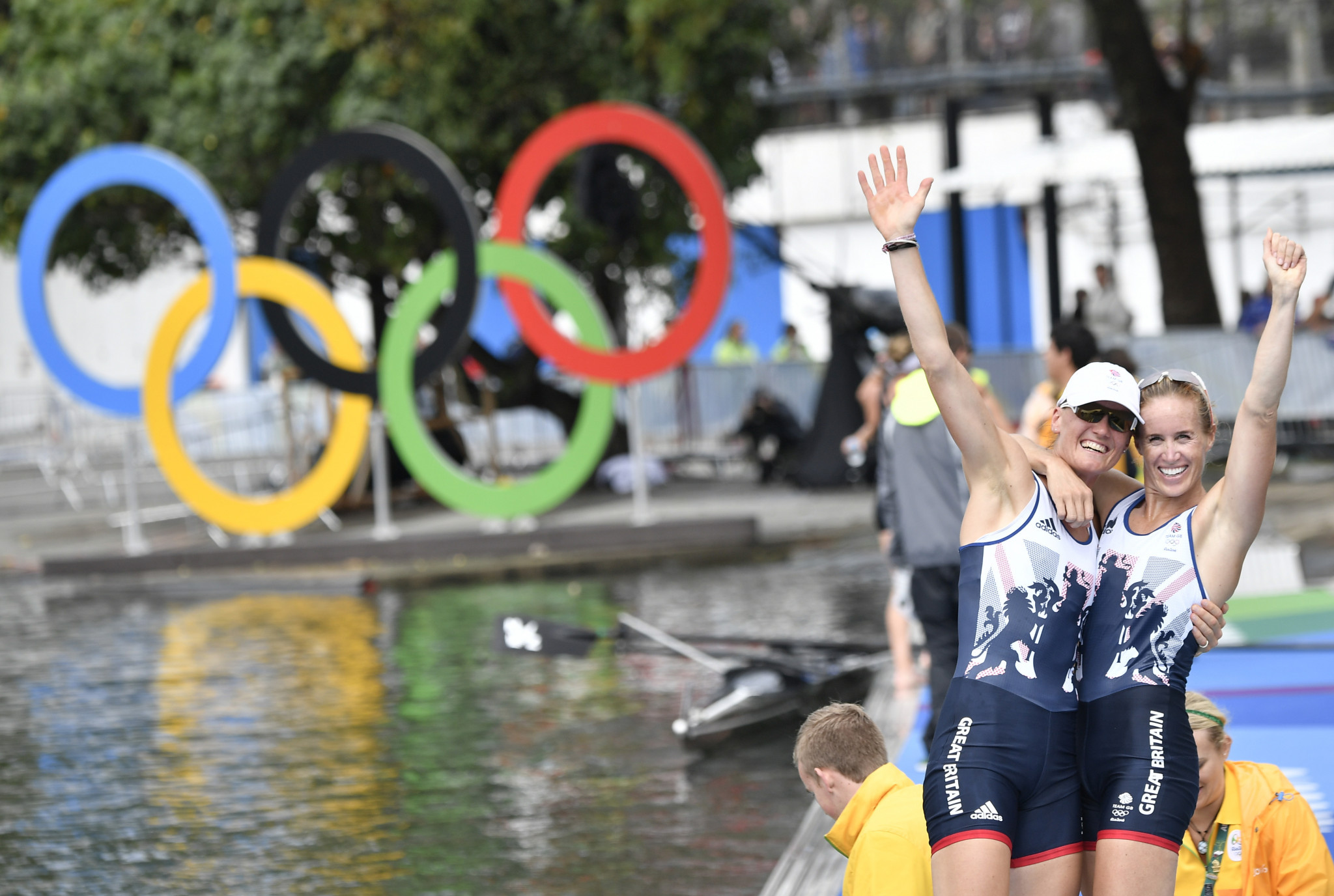 Helen Glover earned two Olympic golds in the women's coxless pairs with Heather Stanning ©Getty Images