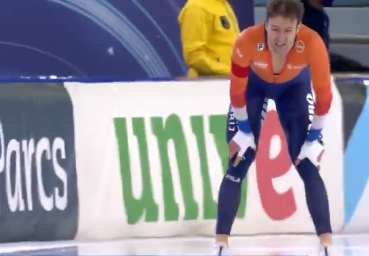 Thomas Krol won another 1,500m title for the home nation at the ISU Speed Skating World Cup in Heerenveen ©ISU