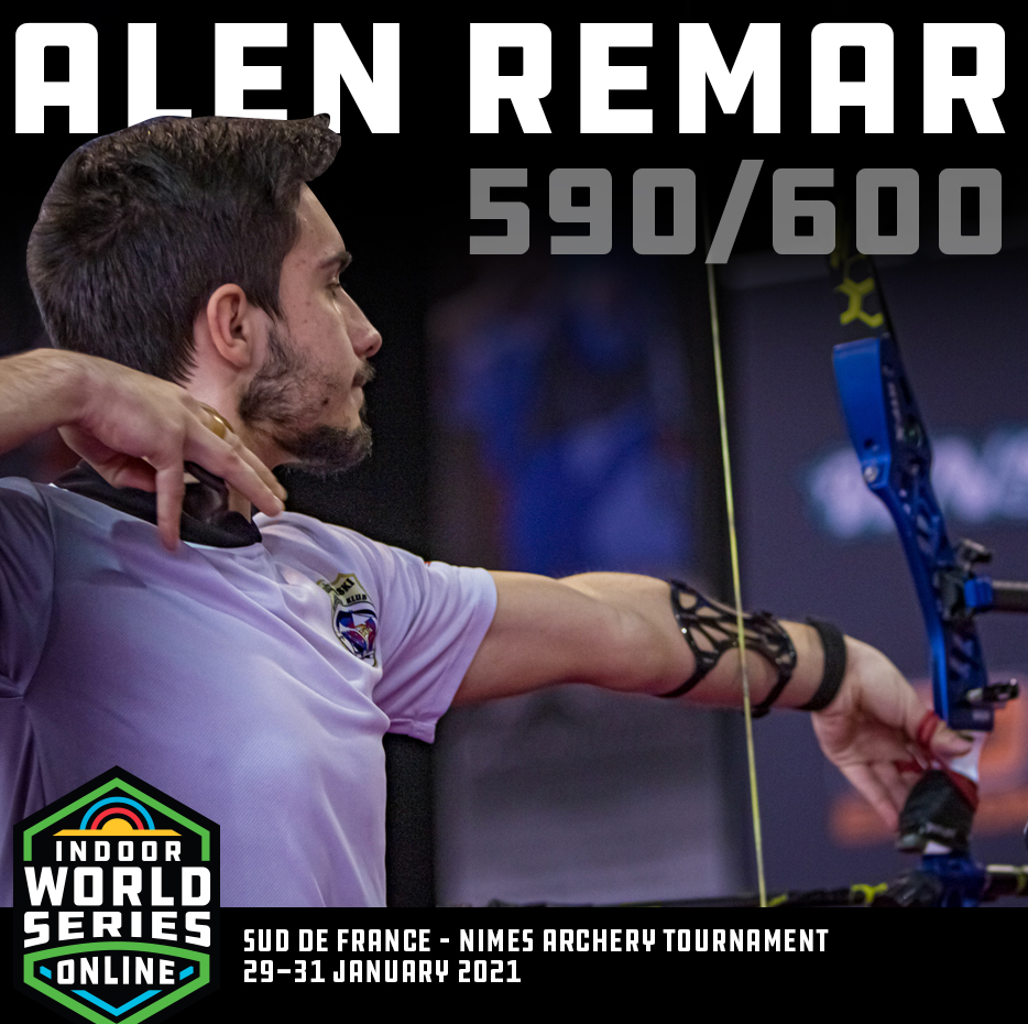 Alen Remar secured top seed status in the men's recurve event ©World Archery