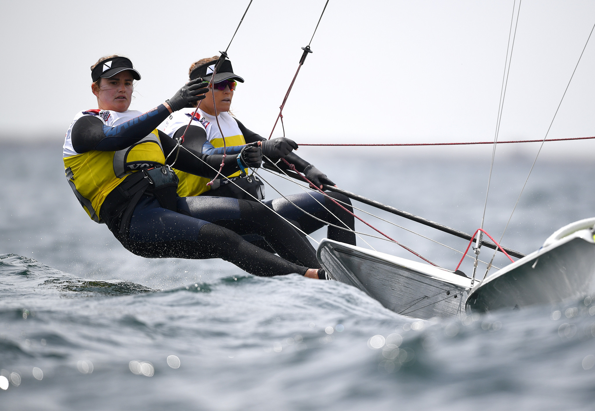 Kahena Kunze and Martine Grael, Rio 2016 gold medallists in the 49erFX sailing, are among the TIM brand ambassadors for Tokyo 2020 ©Getty Images