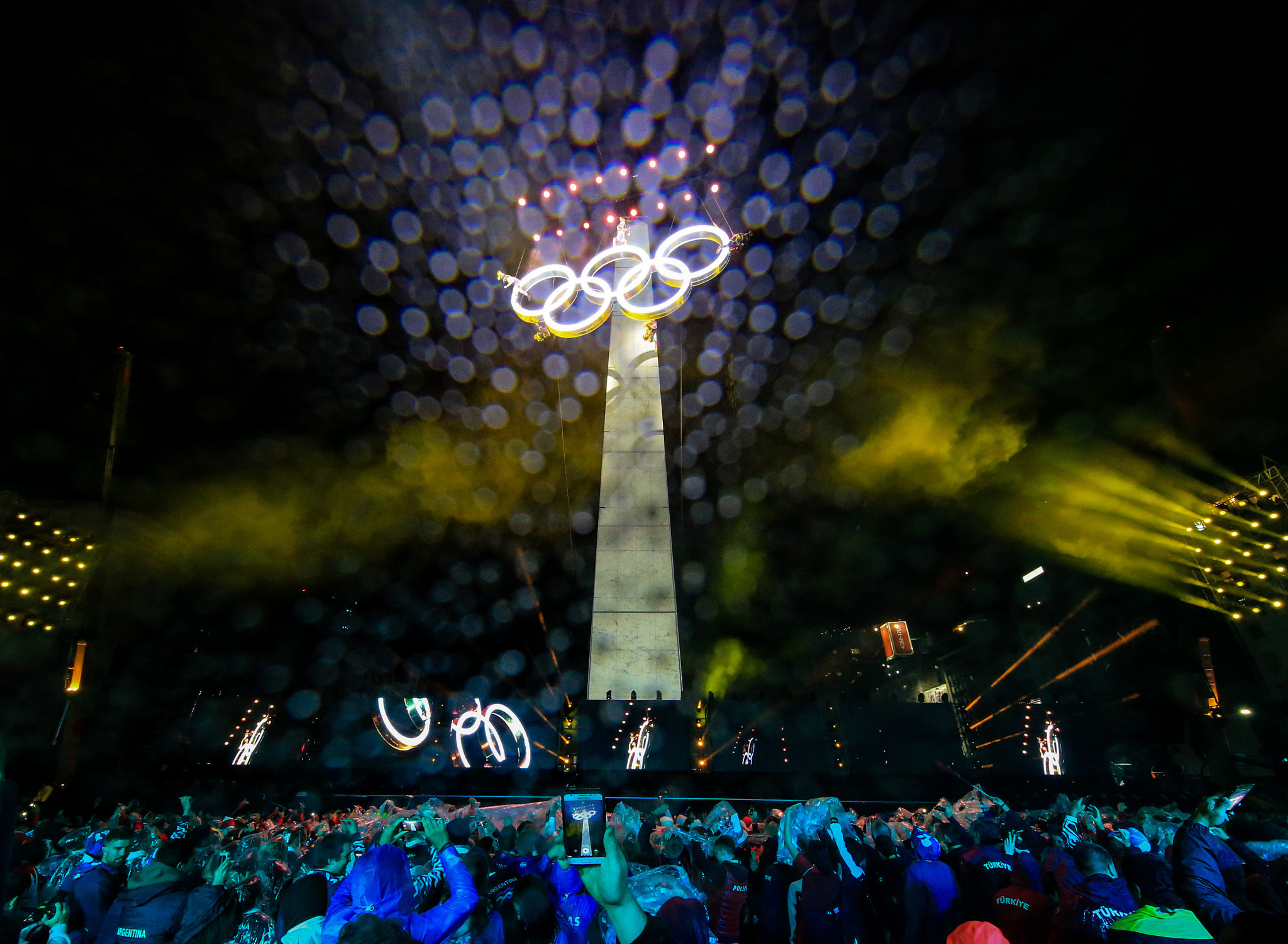 An outdoor Opening Ceremony for the Buenos Aires 2018 Youth Olympic Games made use of the city's famous Obelisk ©Getty Images