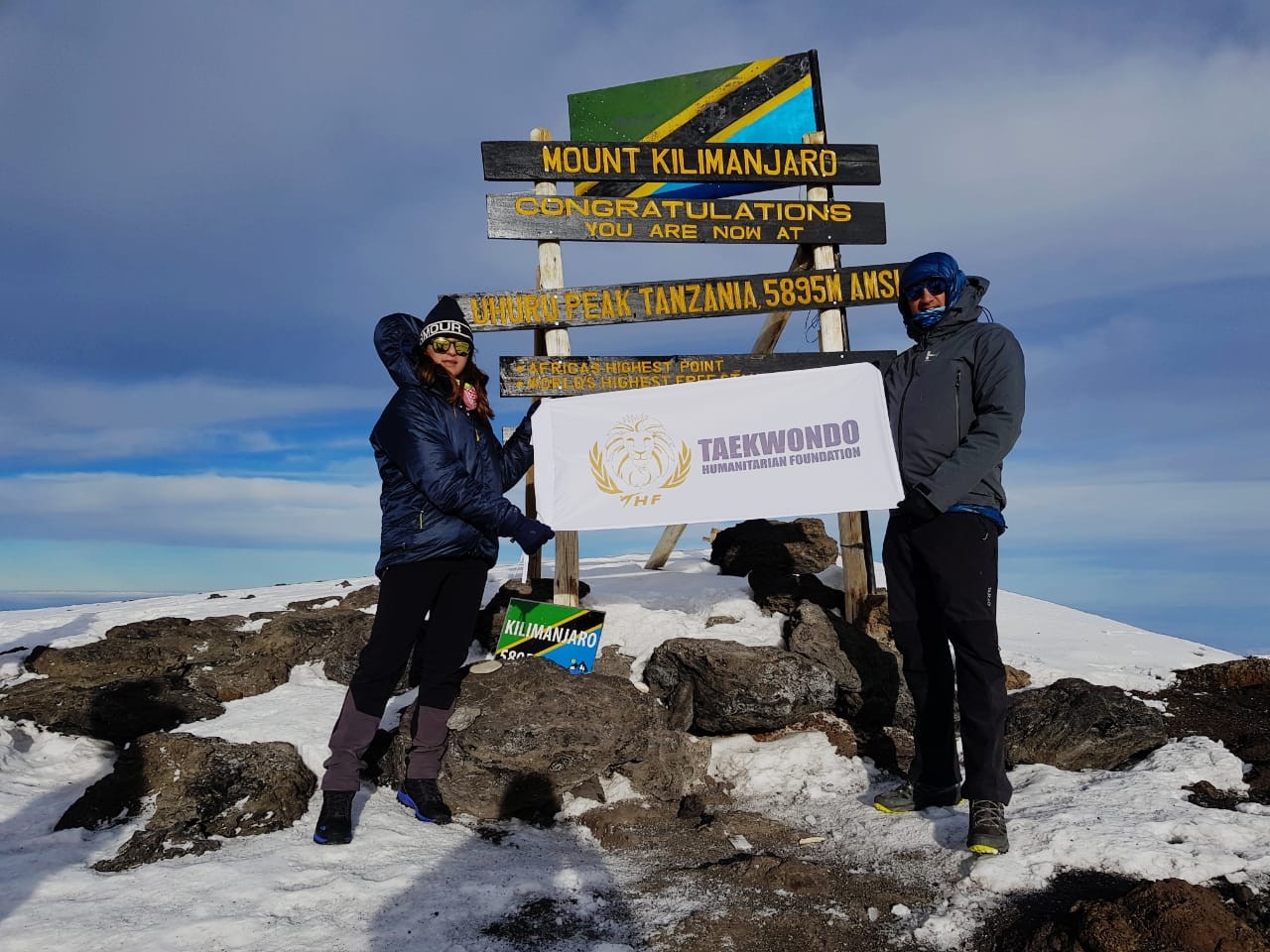 The expedition to the top of Mount Kilimanjaro was successful ©THF