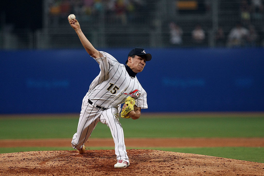 Masahiro Tanaka helped Japan to a fourth-place finish in the baseball contest at the Beijing 2008 Olympic Games ©Getty Images