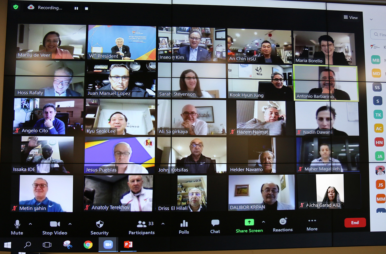 World Taekwondo Council discusses safe return of competition during virtual meeting