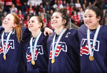 United States earn record fifth title at IIHF World Women's Under-18 Championship after beating hosts Canada
