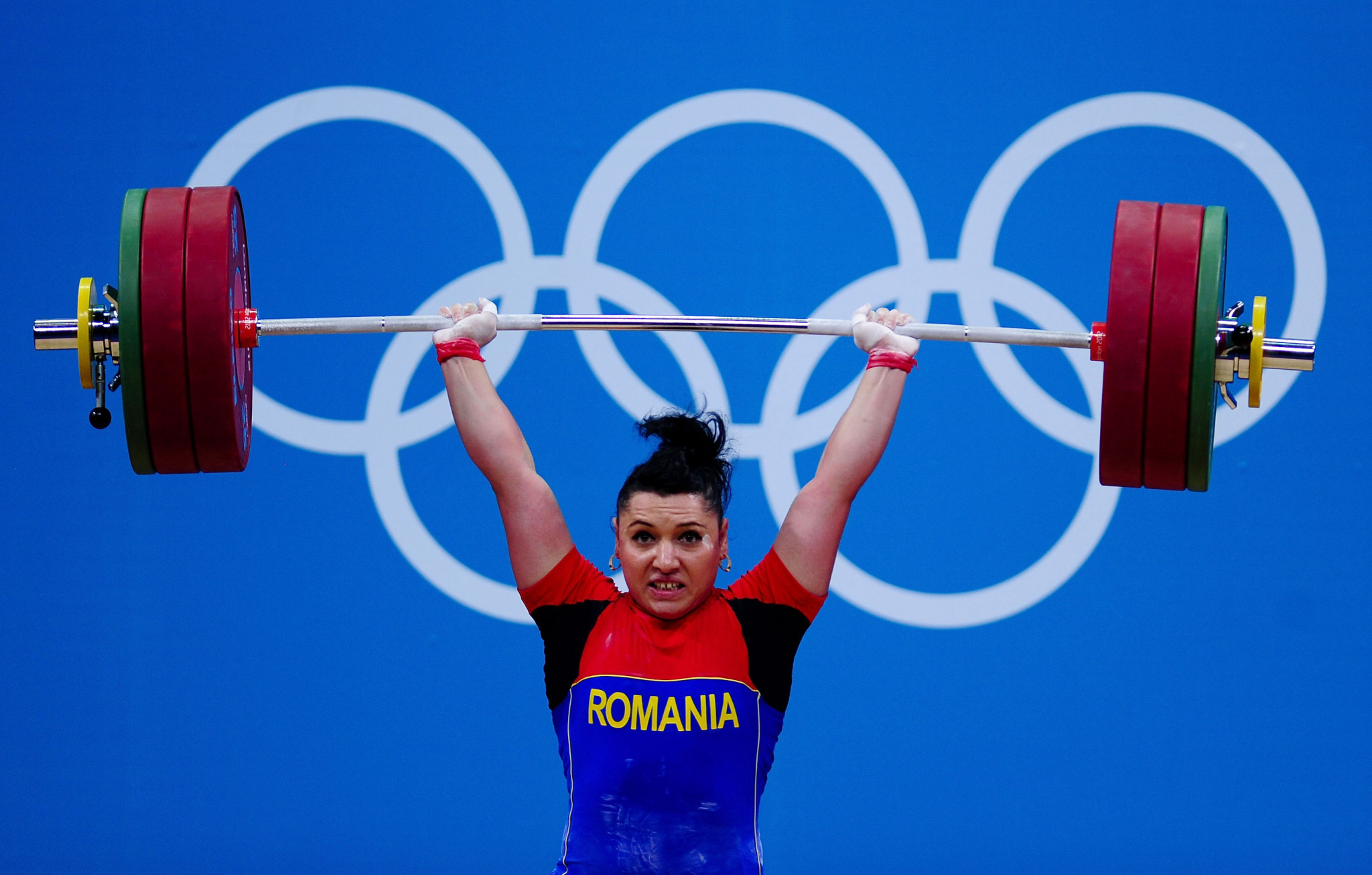 Roxana Cocos was one of four Romanian weightlifters to test positive for banned drugs in re-tests from London 2012, losing a silver medal in the 69kg as a result ©Getty Images