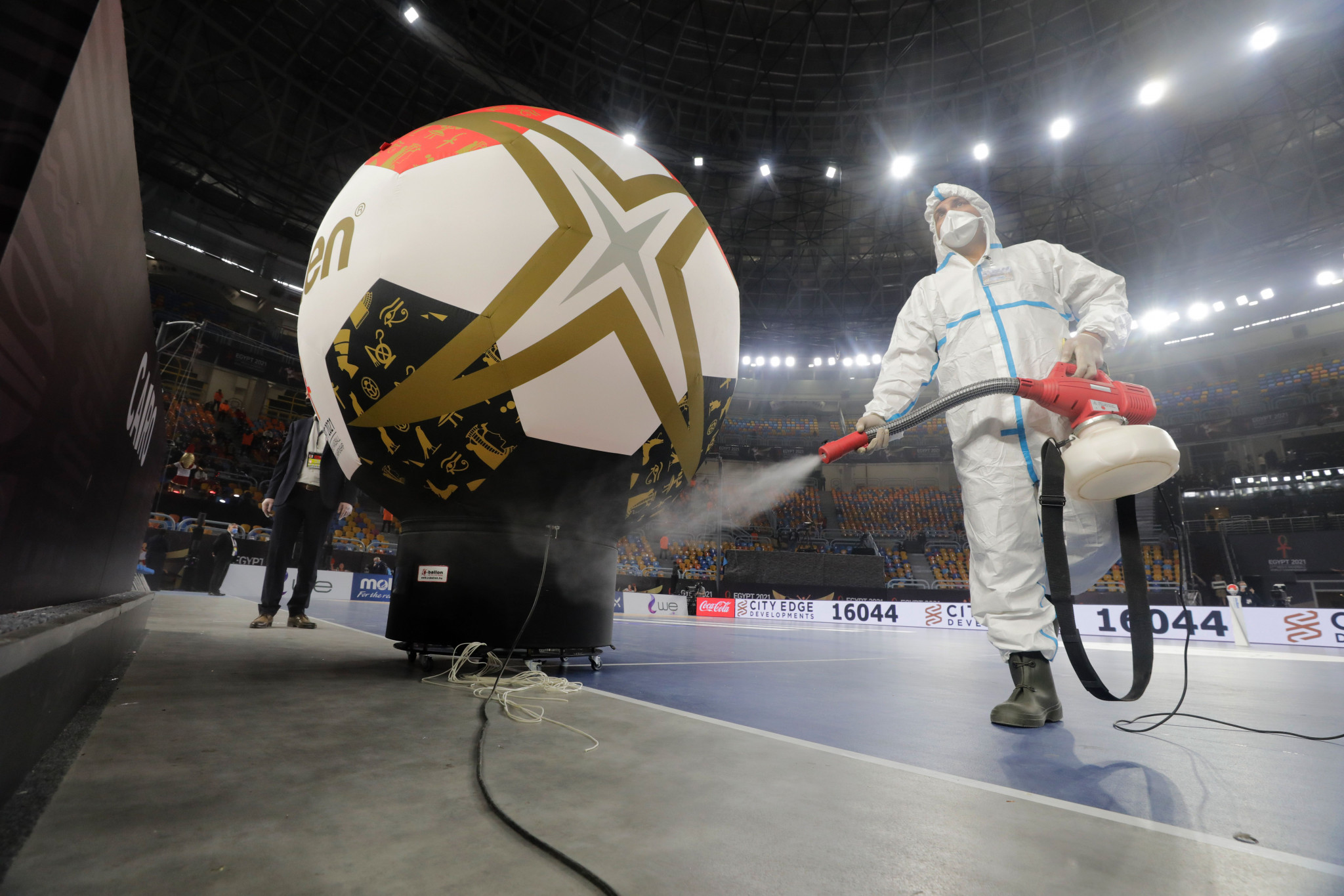 The IHF World Championship took place in Cairo under strict COVID-19 protocols to ensure players and officials were kept safe ©Getty Images