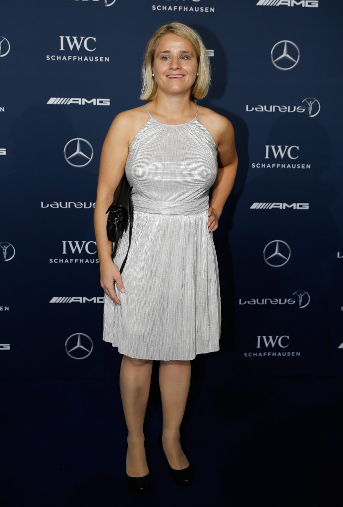 Twelve-time Paralympic champion Verena Bentele was present for the opening