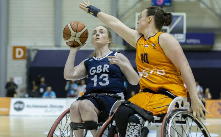Siobhan Fitzpatrick, pictured in action for Britain, is eagerly awaiting the Commonwealth Games debut of 3x3 wheelchair basketball at Birmingham 2022 ©paralympic.org